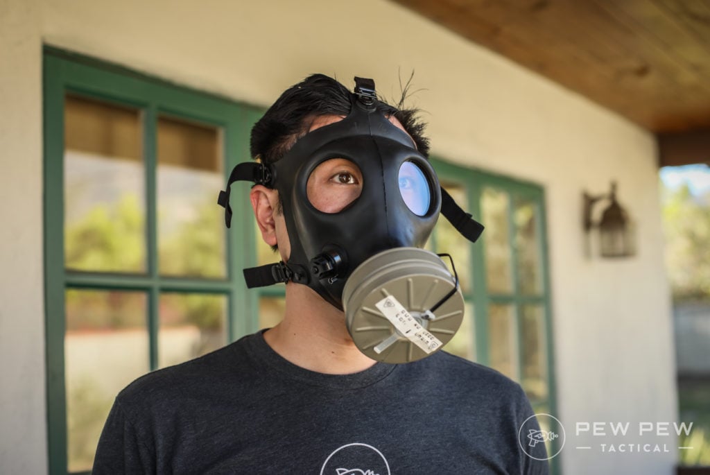 Wearing the Israeli Gas Mask