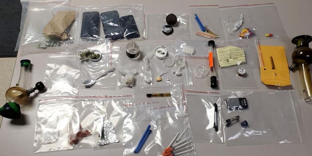Drugs recovered during Elyria bust