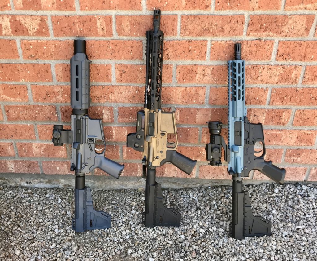 Three AR-Pistols
