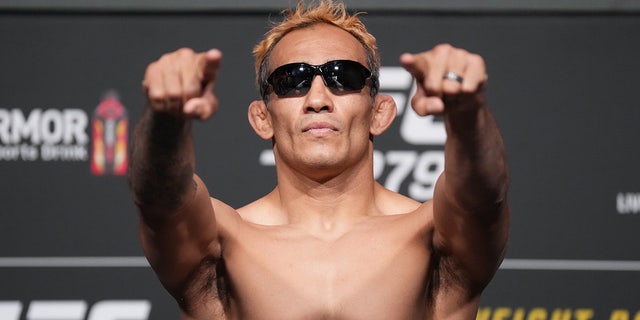 Tony Ferguson at the weigh-in
