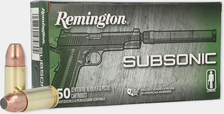 Remington Subsonic Handgun 9mm Luger 147 Gr.