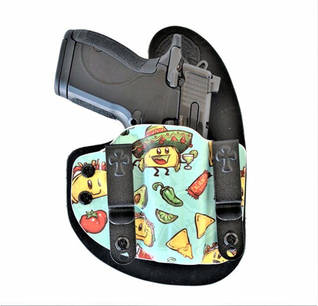 Smith and Wesson CSX handgun in the a Crossbreed Taco holster