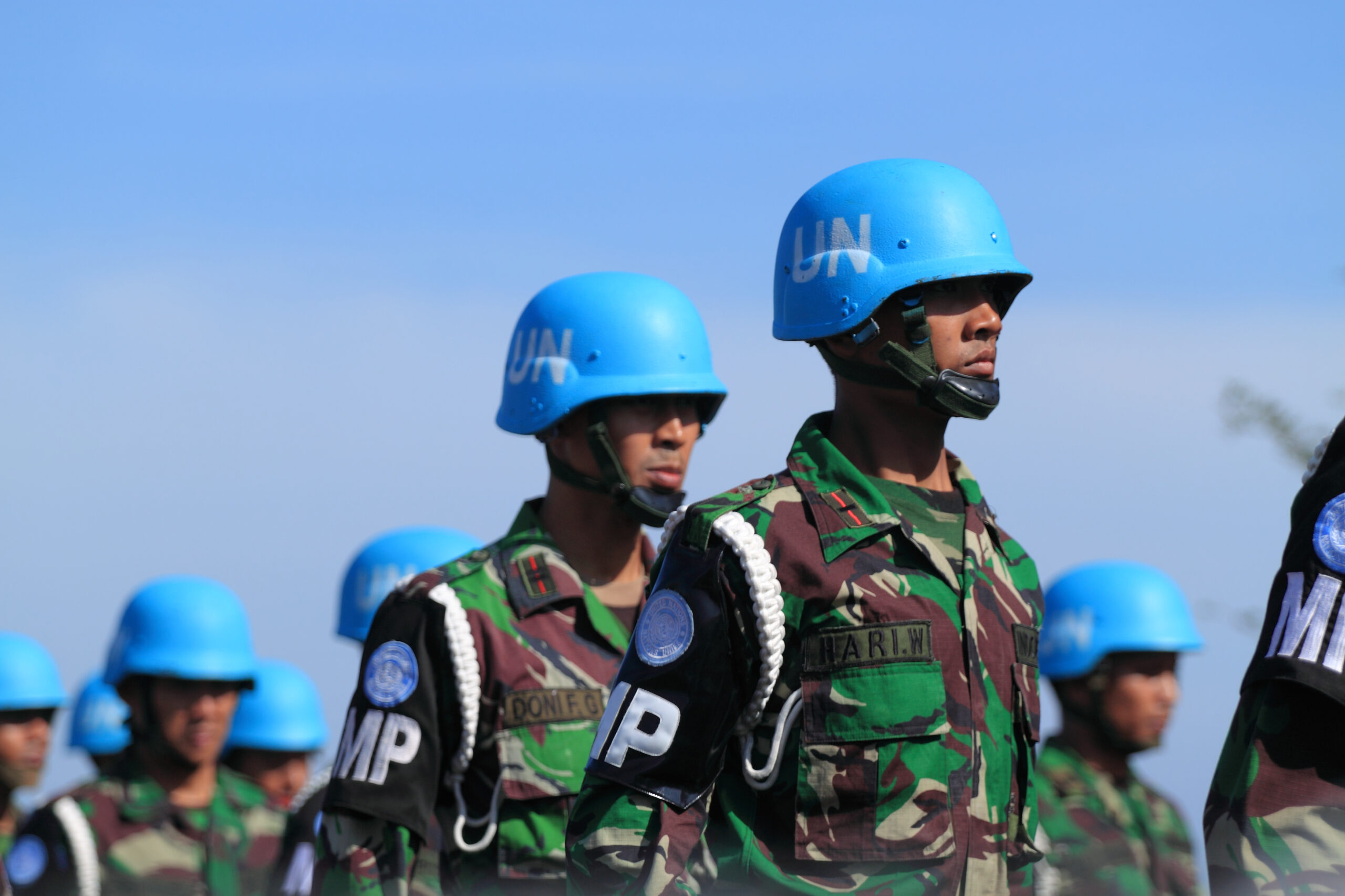 UN blue helmets 