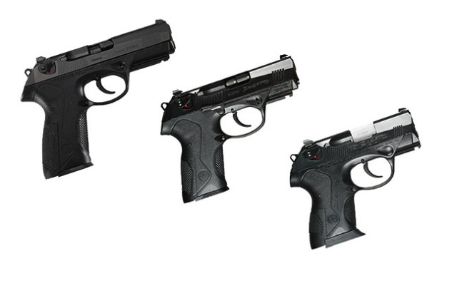 Full size, compact, and subcompact Beretta Px4 Storm semiautomatic pistols 9mm