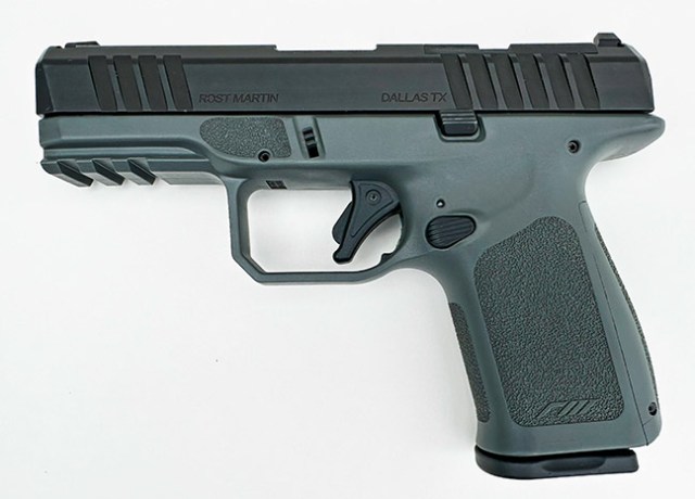 Rost Martin RM1C striker-fired, polymer-frame 9mm pistol, left profile