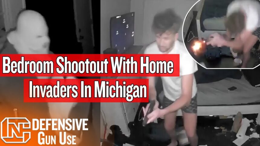 Caught On Video: Bedroom Shootout With Home Invaders In Michigan