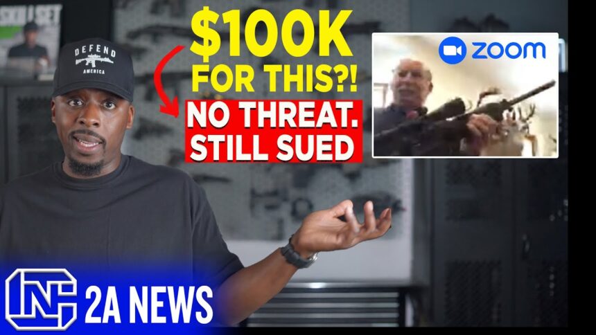 Pro 2A councilman  Sued for 100k after showing AR15 during zoom meeting.