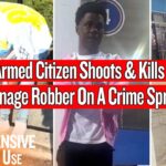 Armed Citizen Shoots & Kills Teenage Robber On A Crime Spree