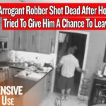 FAFO: Arrogant Robber Shot Dead After Homeowner Tried To Give Him A Chance To Leave