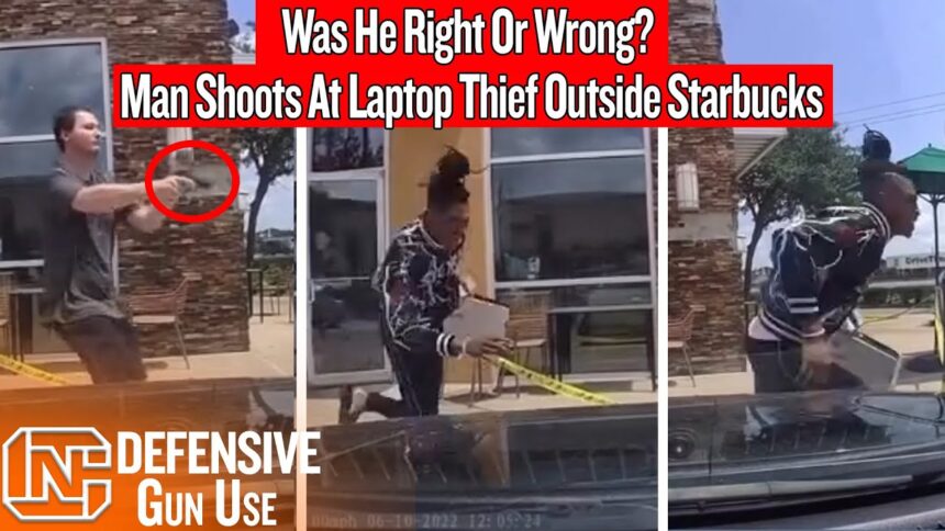 Was He Right Or Wrong? Texas Man Shoots At Laptop Thief Outside Starbucks