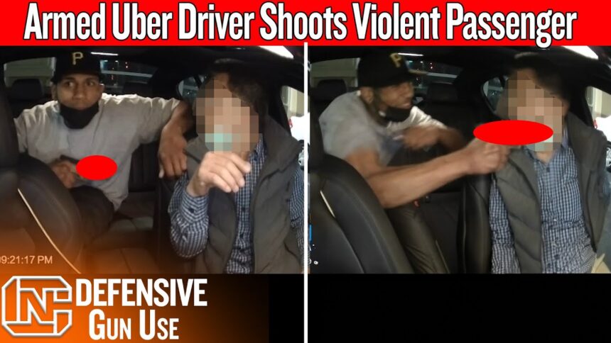 Armed Uber Driver Shoots Passenger Who Tased & Strangles Him