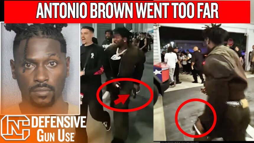 Antonio Brown Grabbed Someone Else’s Gun — What Happened Next Is Wild