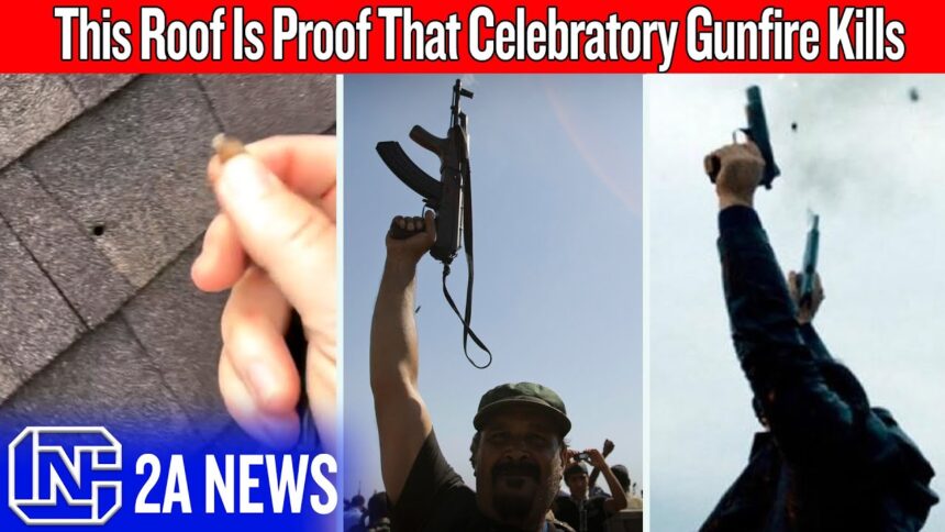 Bullets Fell Through This Roof After Someone Fired Into the Air