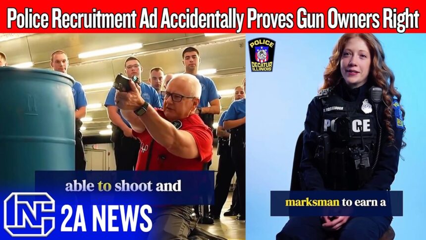 Leave Guns To The Professionals? Watch This Police Recruitment Video