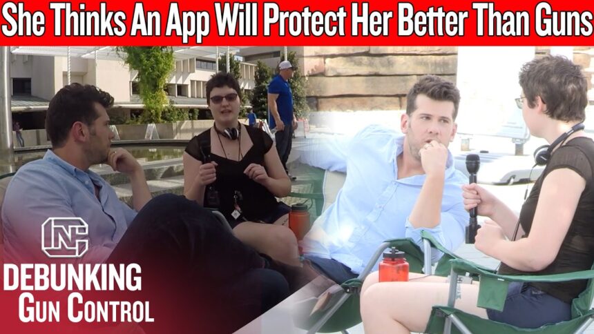 Viral Gun Debate: She Thinks An App Will Protect Her Better Than Guns