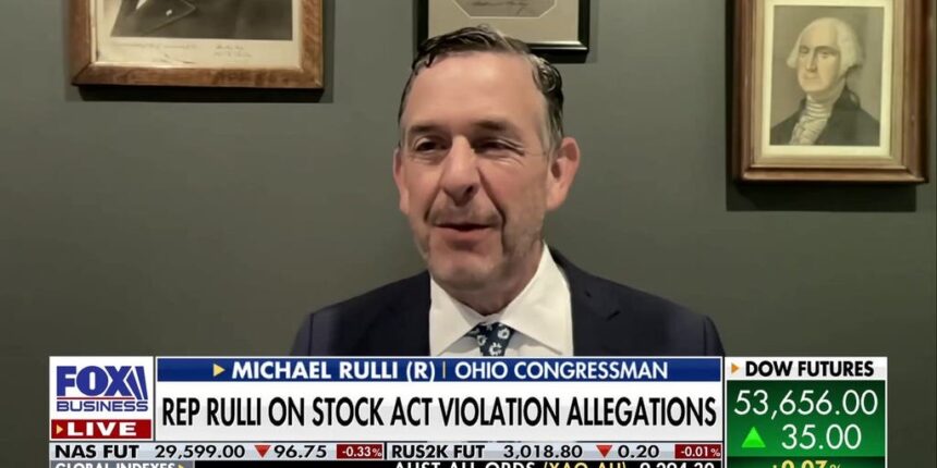 Stock Act: Ohio Congressman Michael Rulli denies violation allegations | Fox Business Video