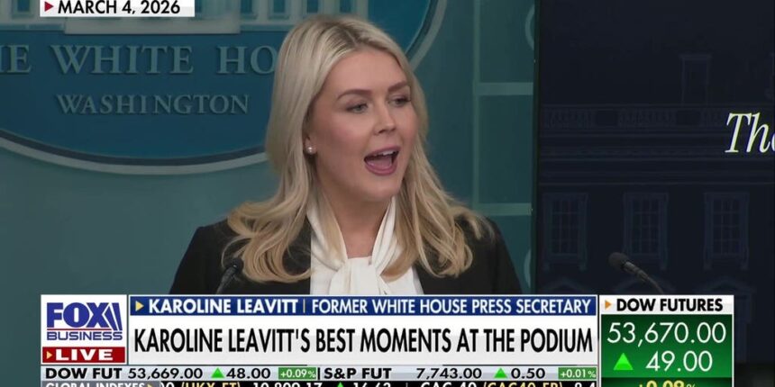 Karoline Leavitt’s best moments at the White House podium | Fox Business Video