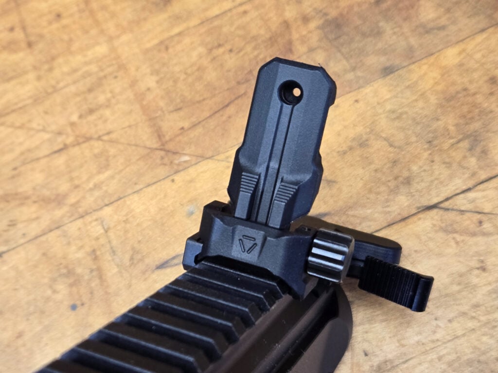 strike industries rear backup sight