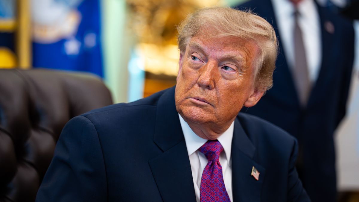 President Donald Trump in the Oval Office