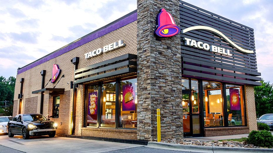 A Taco Bell restaurant.