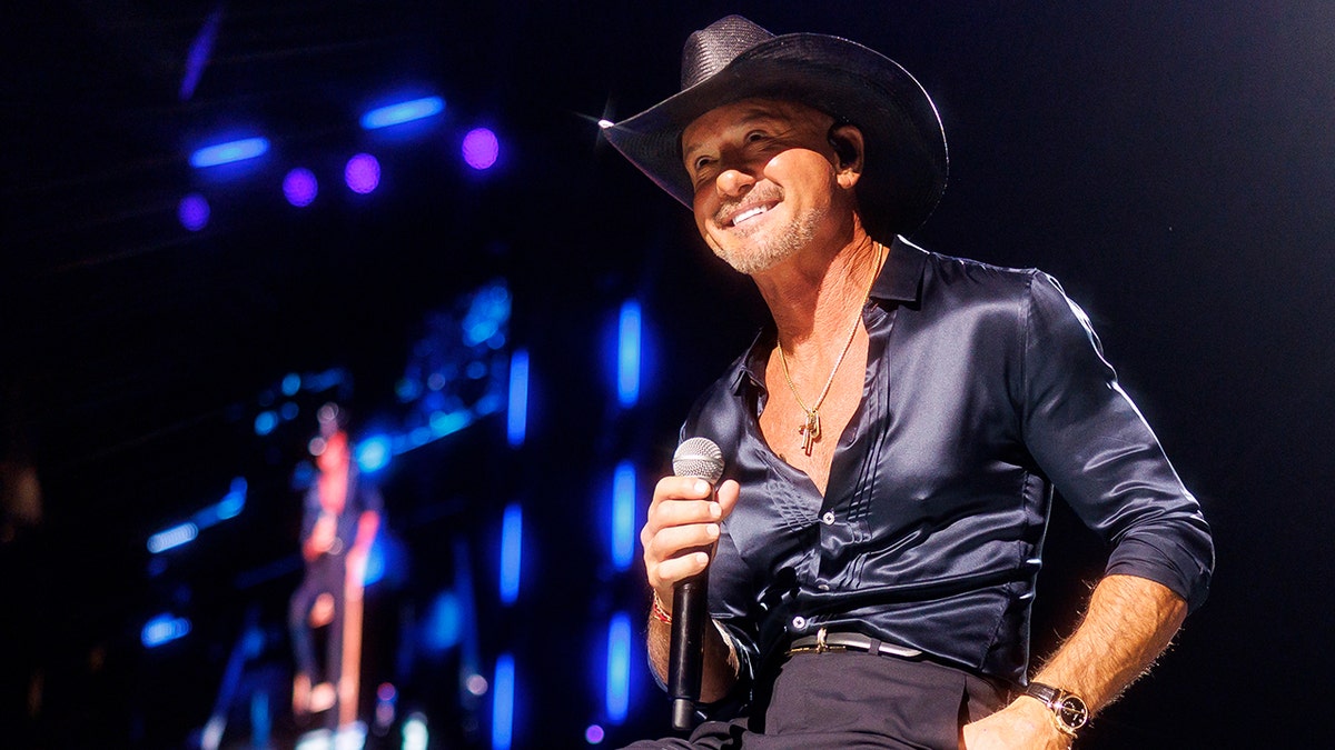 Tim McGraw at the iHeartRadio Music Festival in Las Vegas, Nevada in September 2025.