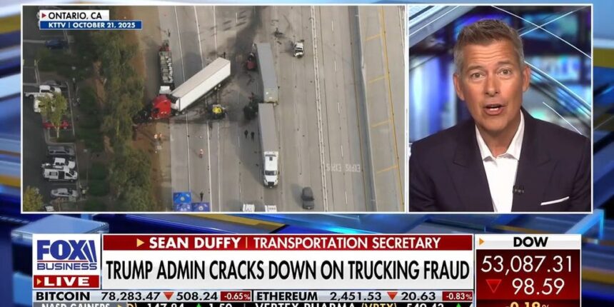 Trump administration launches historic crackdown on fraud in trucking industry | Fox Business Video