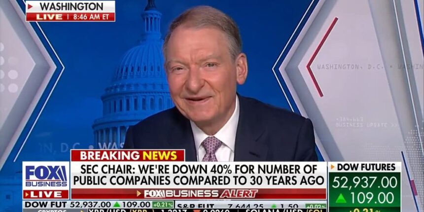 SEC chair unveils push to reshore crypto innovation | Fox Business Video