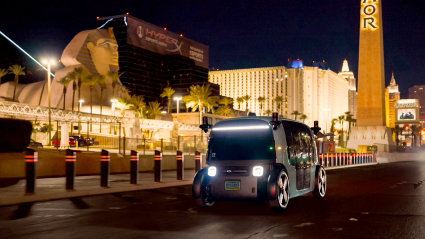 Zoox launches robotaxi service at Las Vegas airport