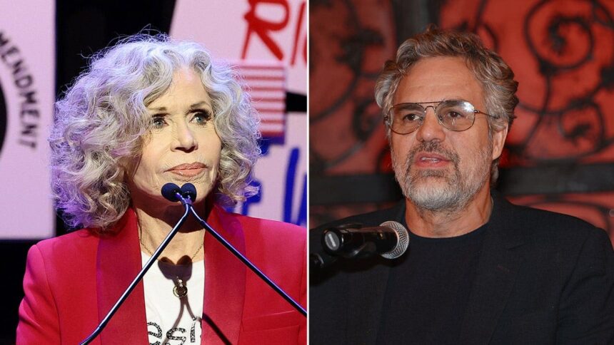 Fonda rushes to defend Mark Ruffalo against antisemitism accusation, says Larry Ellison ‘should be ashamed’