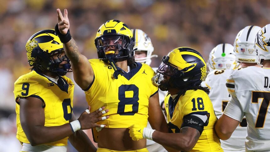 Michigan Wolverines fend off shocking upset bid from Western Michigan in early season thriller
