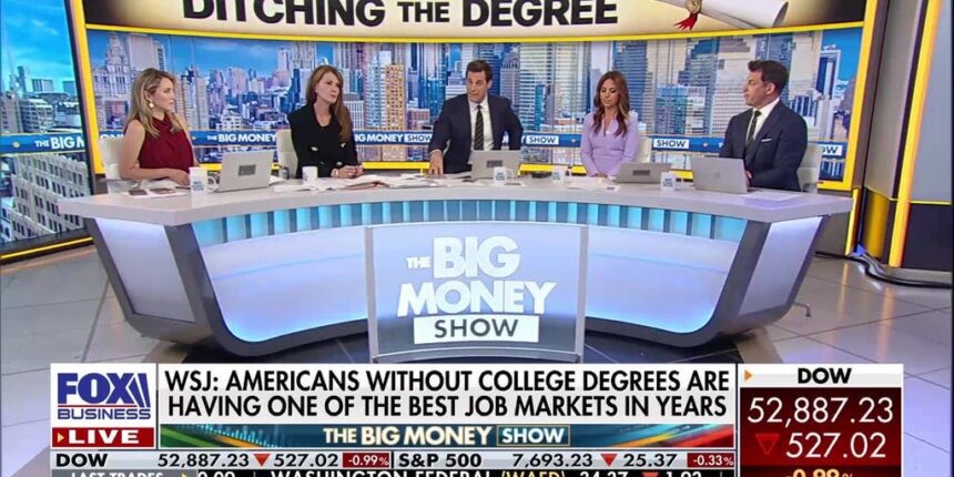 Americans without college degrees experience job market gains | Fox Business Video