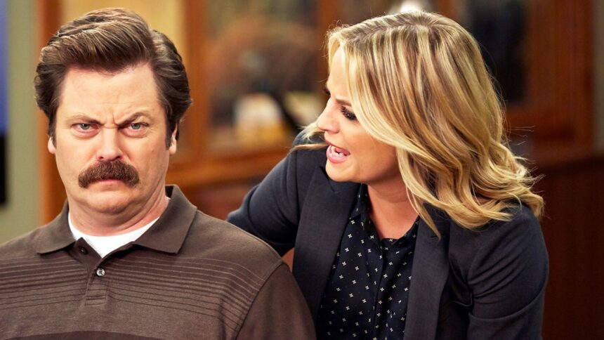 Nick Offerman says ‘Parks and Rec’ character would ‘listen to reason’ and reconsider his libertarian beliefs