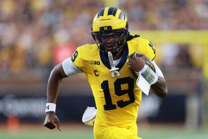 Bryce Underwood addresses Kyle Whittingham’s comments about remaining starting QB at Michigan