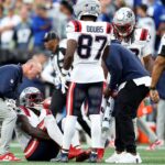 A.J. Brown suffers apparent injury in Patriots debut against Seattle Seahawks in Week 1