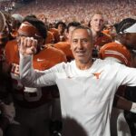Texas coach Steve Sarkisian’s awkward ESPN interview divides internet during team’s win over Ohio State