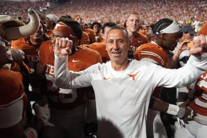 Texas coach Steve Sarkisian’s awkward ESPN interview divides internet during team’s win over Ohio State