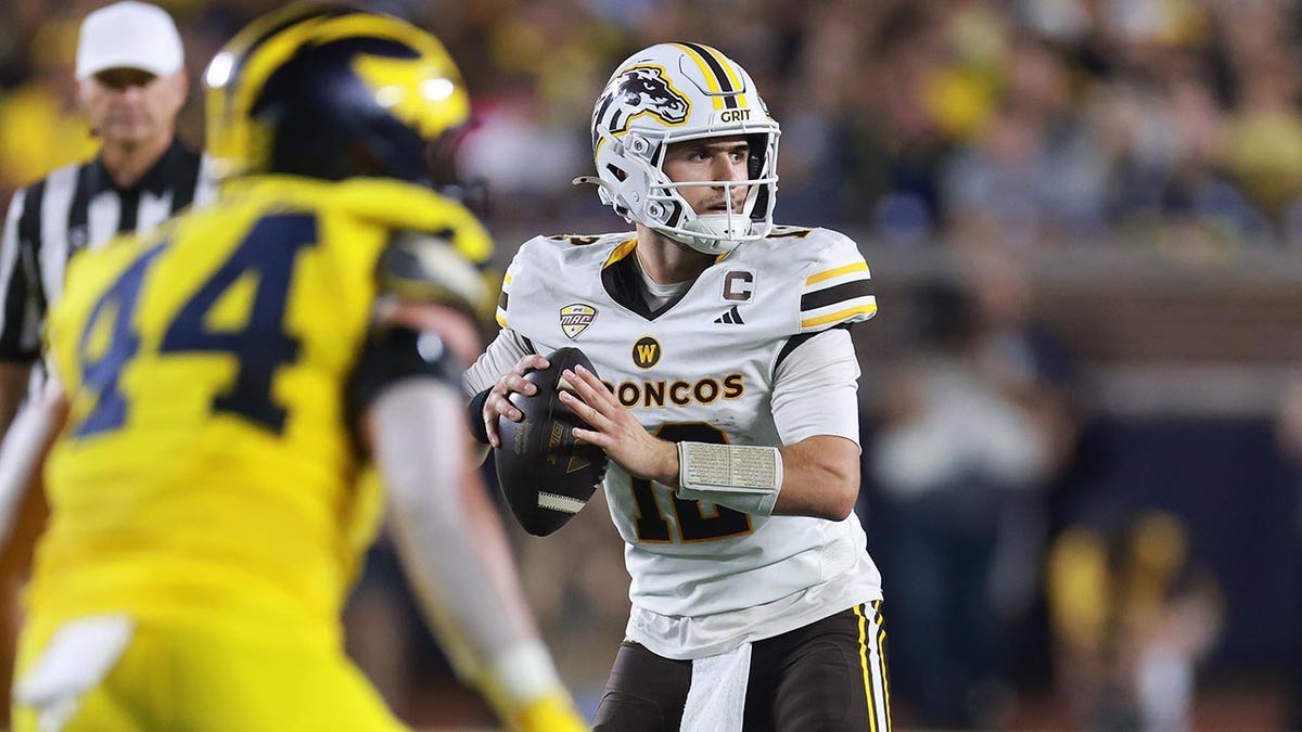 Western Michigan quarterback throwing a pass