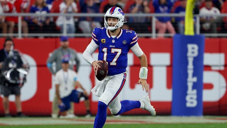 Bills cruise past Lions to christen new home behind Josh Allen’s five-touchdown performance