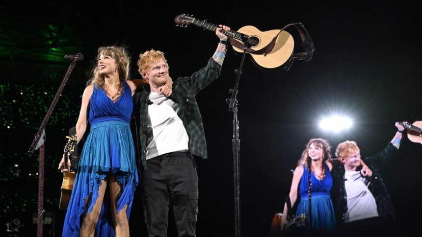 Taylor Swift quiet as friend Ed Sheeran takes heat over Macklemore’s ‘Free Palestine’ concert fiasco
