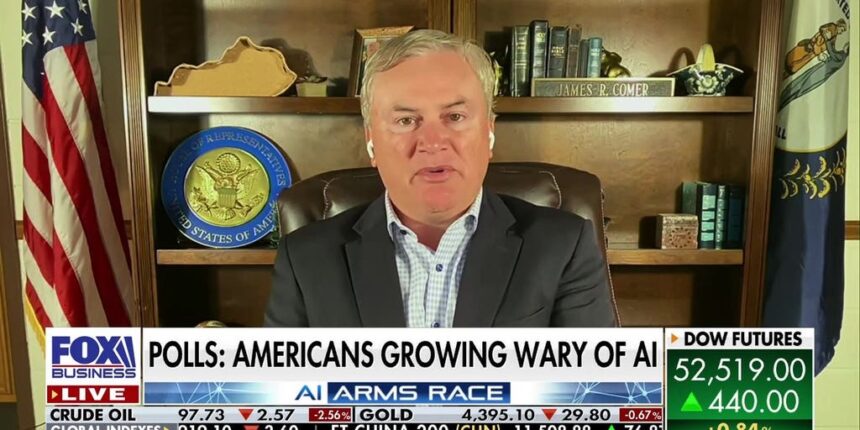 Comer warns US risks falling behind China in artificial intelligence race | Fox Business Video
