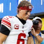 Giants’ Jaxson Dart tried to reenter game with knee injury but had jersey taken away: reports