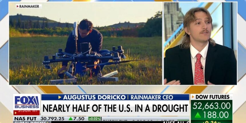 Rainmaker scaling weather modification technology as nearly half of US faces drought | Fox Business Video