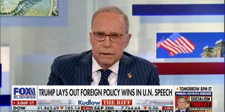 Larry Kudlow: The UN usually isn’t applauding Trump … but they did several times | Fox Business Video