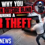 Before You Run Outside During Car Burglary, Watch This