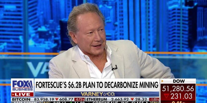 Fortescue founder Andrew Forrest outlines .2B green mining plan to cut diesel | Fox Business Video