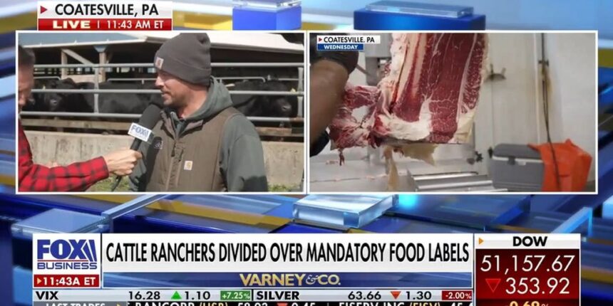 Beef prices rise 64% as ranchers debate mandatory labeling rules | Fox Business Video