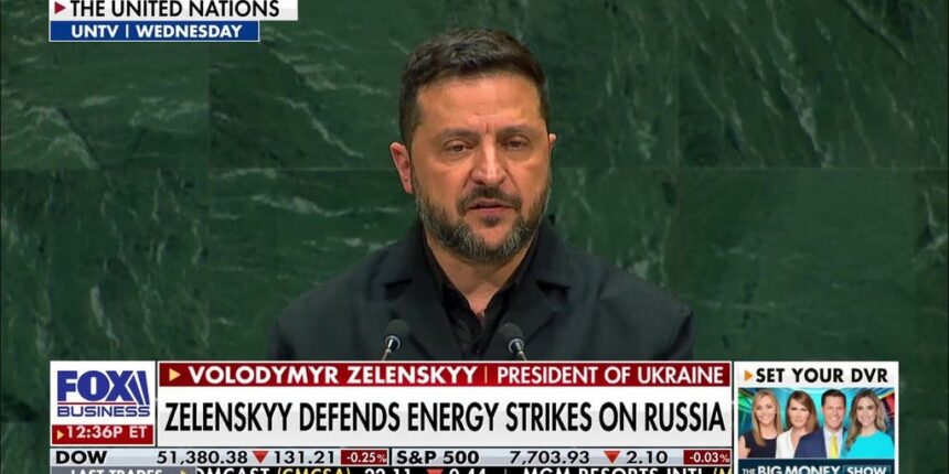 Zelenskyy defends energy strikes on Russia as US diesel export ban is debated | Fox Business Video