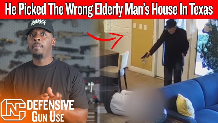 Elderly Texas Man Shoots Intruder After His Front Door Gets Kicked In