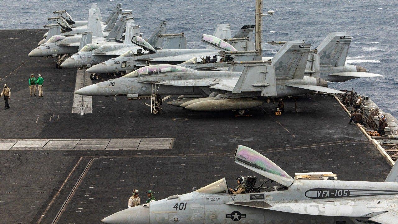 2 Navy aviators eject during landing ‘mishap’ aboard USS Eisenhower, injuring 4 sailors