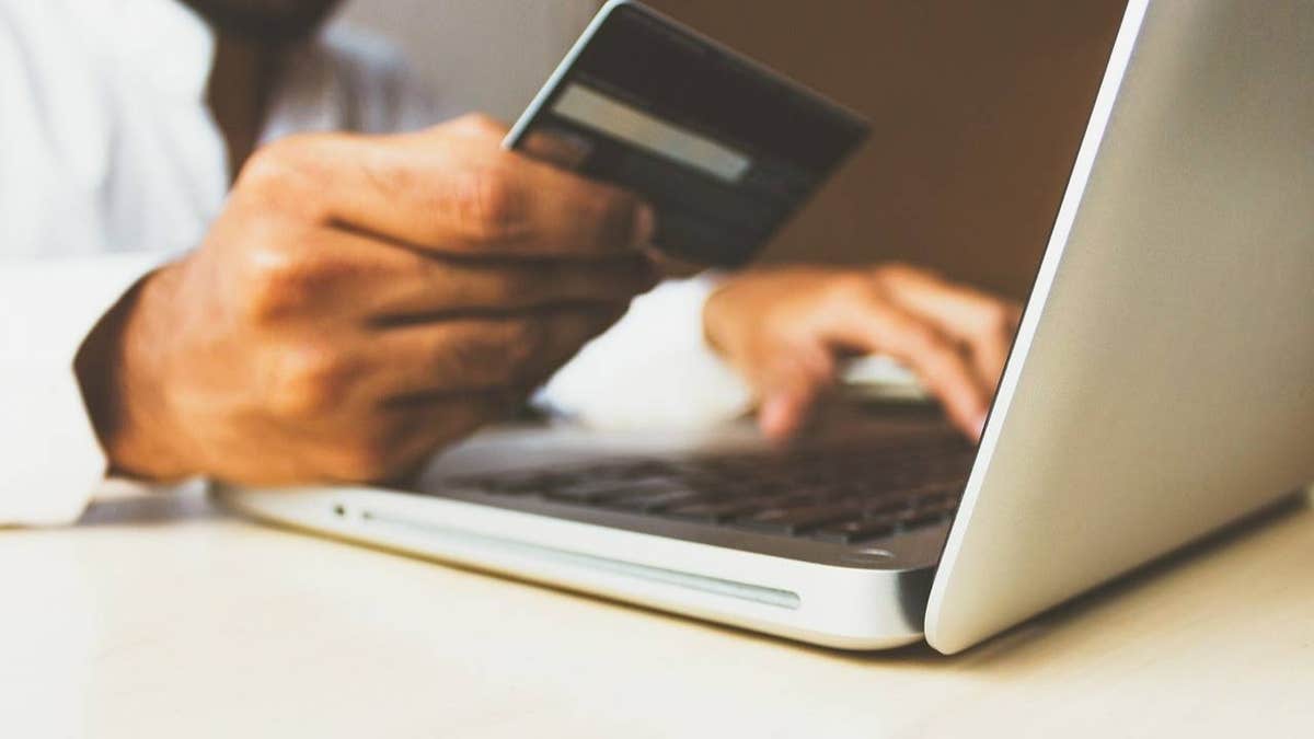 A person shopping online